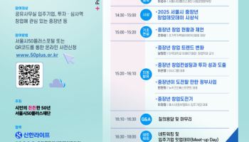 서울시, '중장년 창업포럼 2025' 개최…한 해 창업 성과 공유