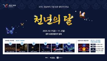 APEC 보문호 위 대형 미디어아트는 덱스터스튜디오가 진행