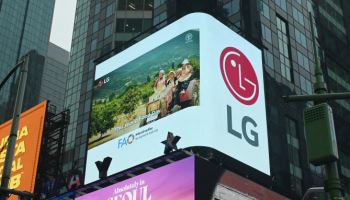 LG전자, 美·英서 '세계 식량의 날' 캠페인 영상 상영