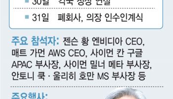 젠슨 황 15년 만에 방한…삼성·SK와 AI동맹 강화