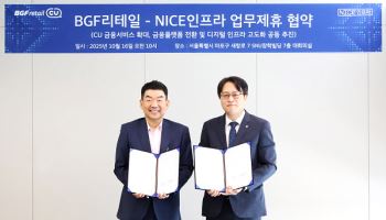 NICE인프라-BGF리테일, 금융·유통 융합 위한 MOU 체결
