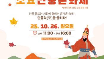 단풍·문화 조화 가을축제 동두천 '소요단풍문화제'