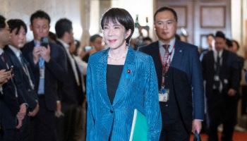  다카이치 사나에, 일본 첫 여성 총리로 선출