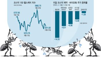 강세장 속 소외된 제약·바이오株…연말 반등 신호 보일까