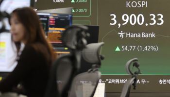코스피, 반등 후 사상 최고치 경신…3900선 안착 시도