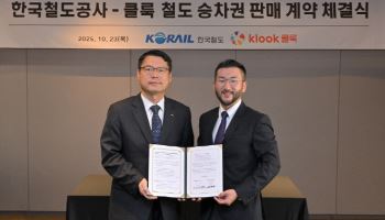 방한객 철도 여행을 더 쉽게…클룩-코레일 '외국인 철도 예매 시스템' 협력