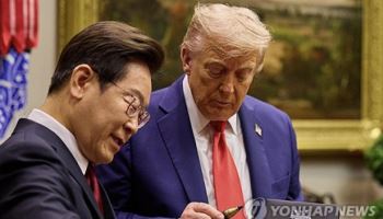 6년만에 방한한 트럼프, 기업인 상대 연설…‘돌발 메시지’ 나올까