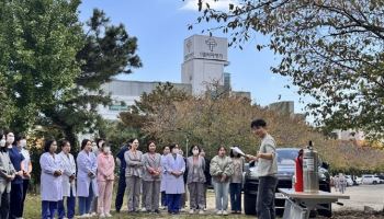 울산엘리야병원, 동절기 대비 모의소방훈련 실시