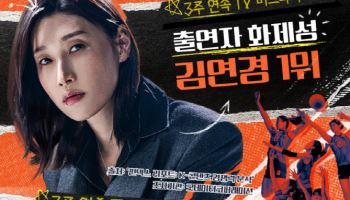 '신인감독' 김연경, 3주 연속 TV 출연자 화제성 1위…예능판 新 강자