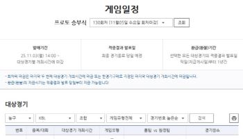 ‘SK vs KCC’… 주중 KBL 경기 대상 프로토 승부식 130회차, 게임 마감 임박
