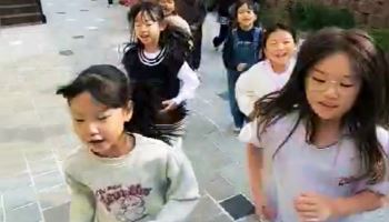 학생, 부모, 교육감도 뛰었다..지구 1.5퀴 돈 '하이러닝 달리기'는?