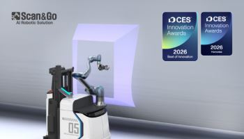 두산로보틱스, AI로봇 솔루션 ‘스캔앤고’ CES 2026 혁신상