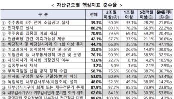 기업지배구조 보고서 준수율 상승…대기업·중견기업 간 격차는 여전