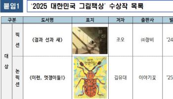 대한민국 그림책상 대상에 `점과 선과 새`·`이런, 멋쟁이들!`