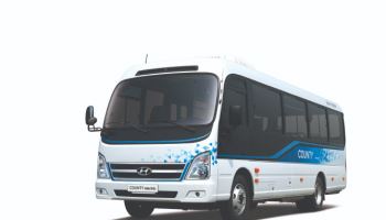 현대차 전기버스 발리 달린다…"친환경 생태계 구축"