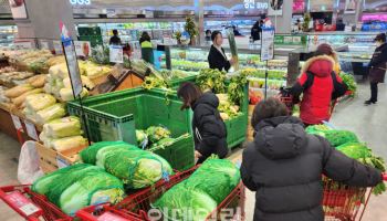 배추 한통 1000원대…롯데마트, 김장 물가 잡는다