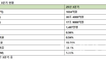 케이뱅크, 3분기 누적 당기순이익 1034억원