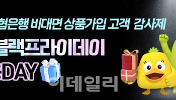 NH농협은행, 블랙프라이데이 '비대면 신용대출' 이벤트