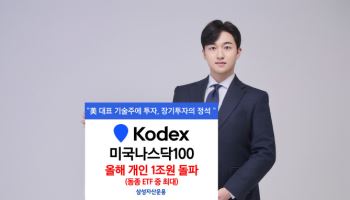 삼성운용, ‘KODEX 미국나스닥100’ 올해 개인 순매수 1조 돌파