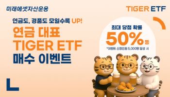 미래에셋자산운용, ‘TIGER ETF’ 연금계좌 매수 이벤트 진행