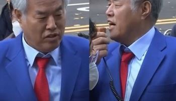 전광훈 “야, 너 일로와” “저 사람 누구야?”…돌발상황