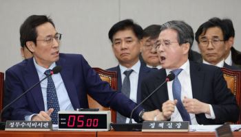 송언석 "김용범, 감정적이고 무례해…참으로 안하무인"