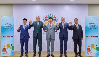 “국제협력 증진”…李대통령, G20서 ‘믹타’ 정상들과 회동