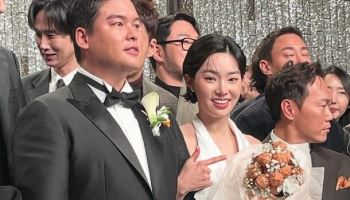 이장우♡조혜원, 결혼식 화제…호두 부케도 주목