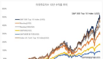“분산투자 효과 없네”…미국 대표 지수 10년 수익률 1위는?