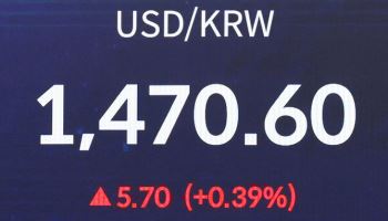외국인 주식 팔자·저가매수…환율, 3거래일 만에 1470원대로 상승