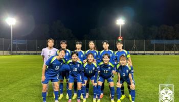 '김민지 A매치 데뷔골' 한국 여자축구, 웨일스와 1-1 무승부