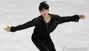 '4회전 점프 실수' 차준환, 올림픽 대표 선발전 쇼트 3위 부진…최하빈 선두