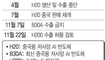 美, 엔비디아 첨단칩 中수출 검토…삼성·SK 2차 수혜 기대