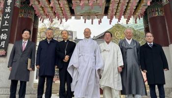 진우스님, 한국종교지도자협의회 의장 재선임