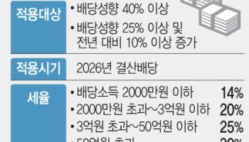 상장사 12%만 혜택?…배당소득 분리과세 수혜주는