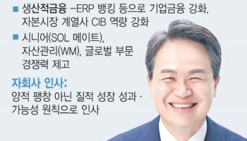 “지속가능한 일류신한” 진옥동號 AX·생산적금융에 힘 싣는다