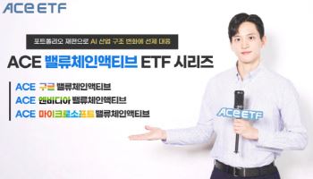 한투운용, ‘ACE 밸류체인액티브 ETF’ 3종 긴급 리밸런싱