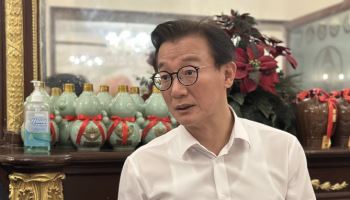 전재수 “UN해양총회 유치 사실상 100%"…부산시장 출마엔 선 안 그어