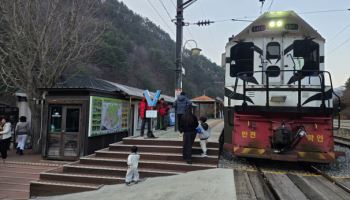 산림문화체험과 관광열차의 콜라보 '대성공'