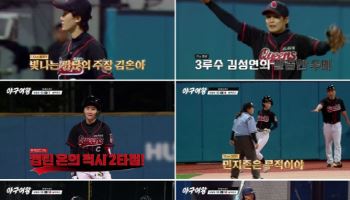 '야구여왕' 김온아 투수 등판…C등급 김민지, 에이스 등극