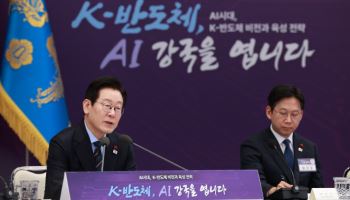 “세계 2강 도약”…李, 산·학·연 40명 불러 ‘반도체 긴급 점검’