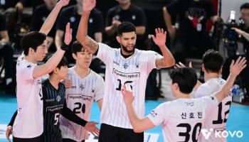 '레오 35득점' 현대캐피탈, 3연승 질주...삼성화재 8연패 수렁