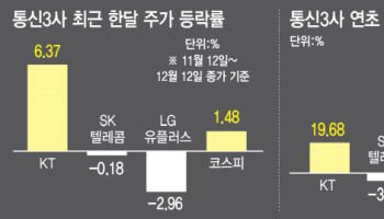 연말에도 주춤한 통신株…배당금 분리과세·자사주 소각 수혜 반영될까