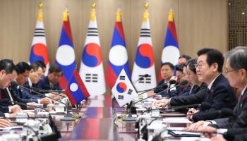 李대통령, 라오스 주석과 회담…“‘포괄적 동반자 관계’로 격상”