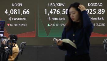 개인 1.4조 ‘사자’…코스피, 낙폭 줄여 4100선 회복