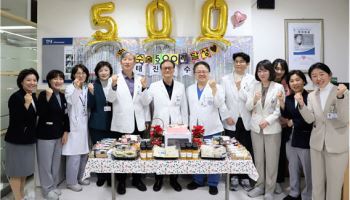 건국대병원 김태진 교수, 로봇수술 500례 달성