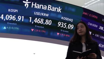 코스피 4010선까지 내려…개인 매수에도 1.7% 넘게 밀려