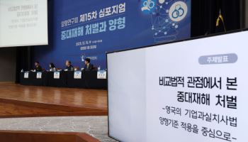 "중대재해 처벌 능사 아냐…형량 정할때 '재발방지' 고려해야"