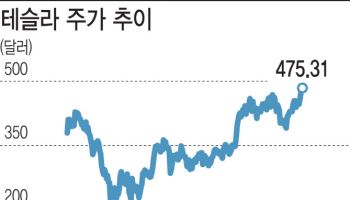 테슬라, 올해도 연말되니 주가 '껑충'…사상 최고가 근접