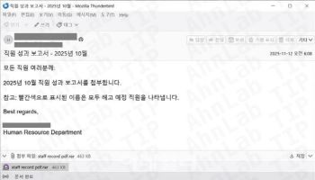 “해고 예정 직원입니다”…성과 보고서 피싱 메일 ‘충격’